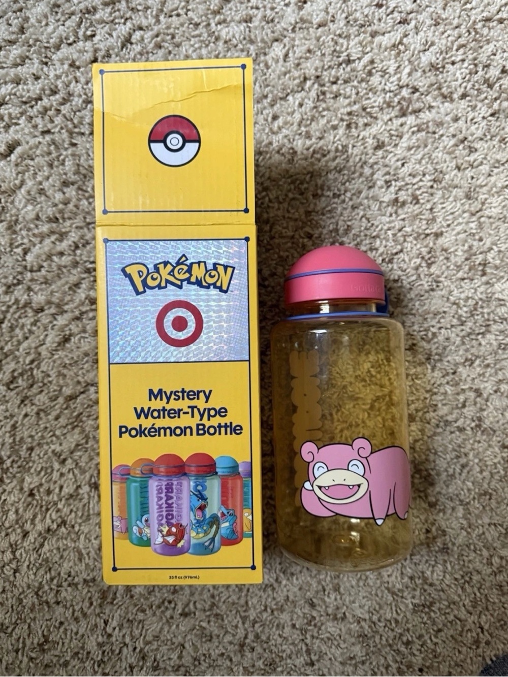 Slowpoke Water Bottle Pokemon X Target Exclusive Blind Box 30th Anniversary